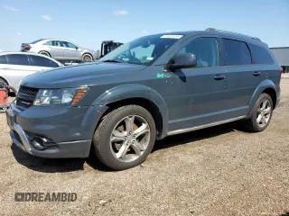 2017 Dodge Journey Crossroad Plus with VIN 3C4PDDGG0HT609049, listed as a Copart auction lot 56405555 with 131,411 mi miles and Salvage title. Bid and sale history available at DreamBid. Image 1.