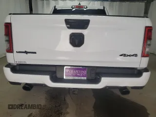 2024 Ram 1500 Lone Star with VIN 1C6SRFFTXRN124870, listed as a Copart auction lot 83383294 with 1,065 mi miles and Clean title. Bid and sale history available at DreamBid. Image 6.