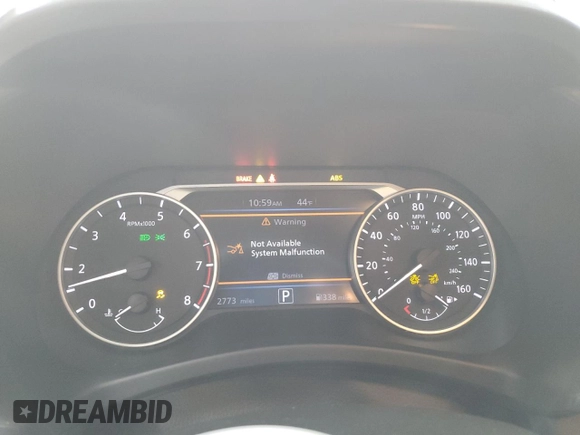 2025 Nissan Sentra SV with VIN 3N1AB8CV5SY280806, listed as a Copart auction lot 54550665 with 2,773 mi miles and Clean Title. Bid and sale history available at DreamBid. Image 9.