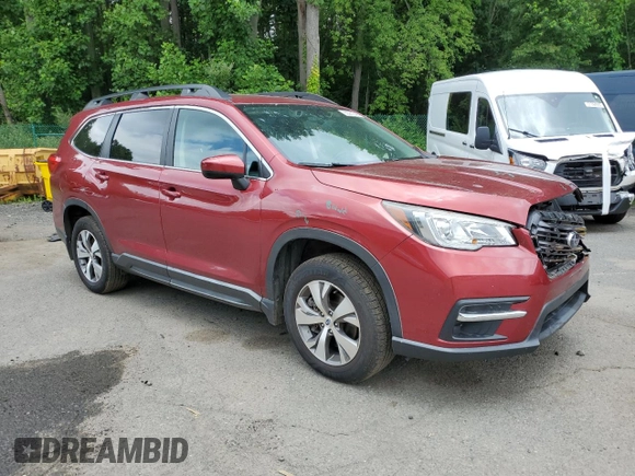 2019 Subaru Ascent Premium with VIN 4S4WMAFD4K3410344, listed as a Copart auction lot 63387545 with 127,284 mi miles and Salvage title. Bid and sale history available at DreamBid. Image 4.