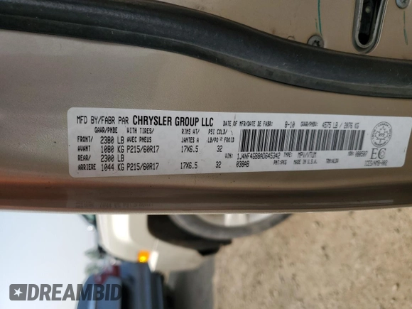 2010 Jeep Patriot Limited with VIN 1J4NF4GB8AD645342, listed as a Copart auction lot 64544734 with 244,116 mi miles and Salvage Title. Bid and sale history available at DreamBid. Image 13.
