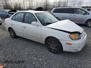2003 Hyundai Accent GL with VIN KMHCG45C63U485420, listed as a Copart auction lot 48251265 with 139,179 mi miles and Salvage Title. Bid and sale history available at carsss.com. Image 4.
