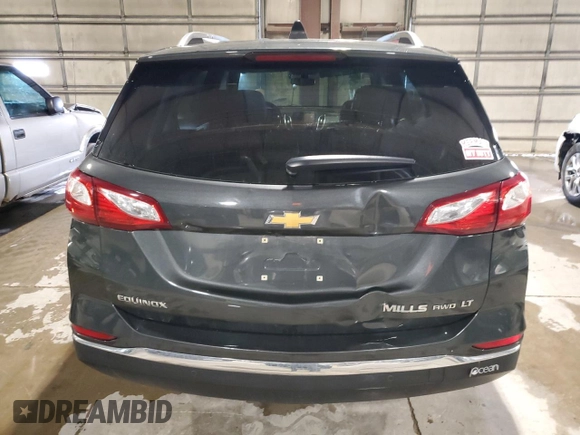 2018 Chevrolet Equinox LT with VIN 2GNAXSEV5J6330782, listed as a Copart auction lot 43430055 with 91,148 mi miles and Salvage Title. Bid and sale history available at carsss.com. Image 6.