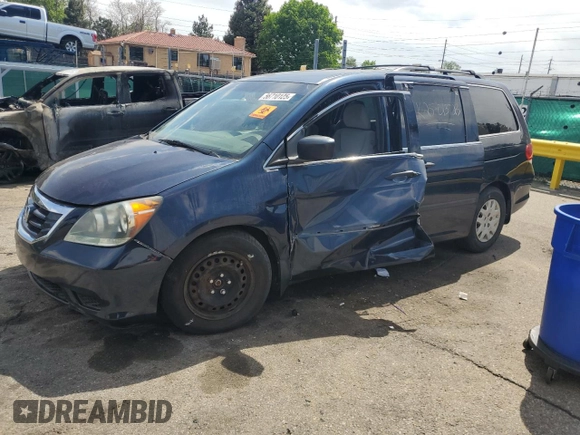 2009 Honda Odyssey LX z VIN 5FNRL38209B051664, wystawiony jako Copart lot #56710125 z przebiegiem 123 mil mil oraz Nie do naprawy • Non repairable. Historia ofert i sprzedaży dostępna na DreamBid. Obrazek 1.