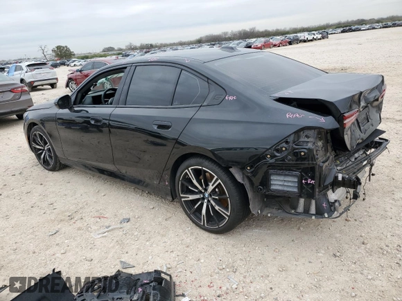 2024 BMW 5 Series 530i with VIN WBA43FJ0XRCR73485, listed as a Copart auction lot 88662895 with 9,405 mi miles and Salvage Title. Bid and sale history available at carsss.com. Image 2.