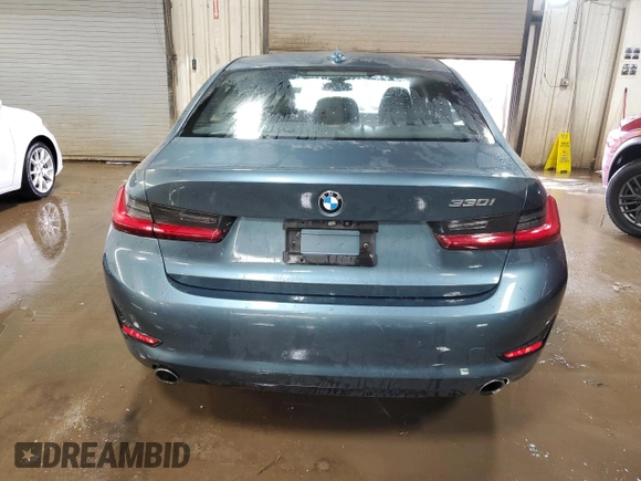 2019 BMW 3 Series 330i with VIN WBA5R1C51KFH14244, listed as a Copart auction lot 52199945 with 45,365 mi miles and Salvage title. Bid and sale history available at DreamBid. Image 6.