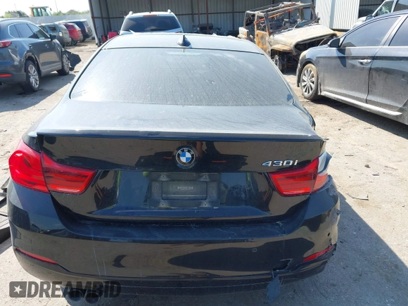 2019 BMW 4 Series 430i with VIN WBA4W3C51KAG91397, listed as a IAAI auction lot 41871270 with 108,701 mi miles and . Bid and sale history available at carsss.com. Image 16.