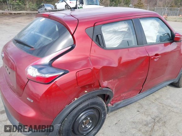 2016 Nissan Juke SL z VIN JN8AF5MV2GT658468, wystawiony jako IAAI lot #41790599 z przebiegiem 78 173 mil mil oraz . Historia ofert i sprzedaży dostępna na DreamBid. Obrazek 6.