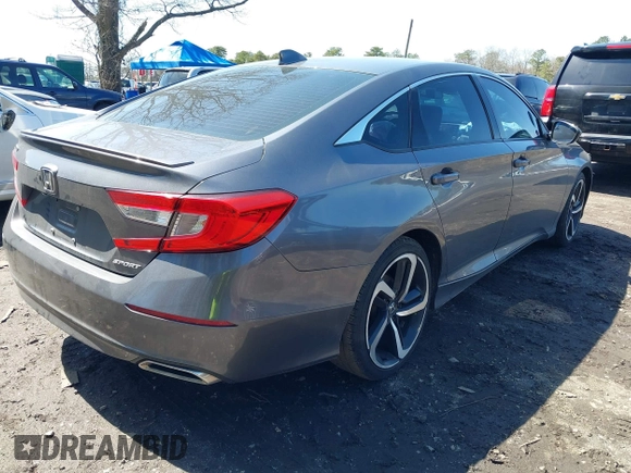 2019 Honda Accord Sport with VIN 1HGCV1F33KA135767, listed as a IAAI auction lot 41969916 with 65,302 mi miles and . Bid and sale history available at carsss.com. Image 4.