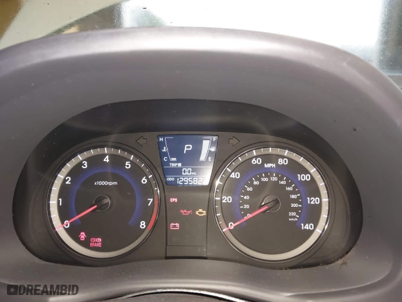 2013 Hyundai Accent GL with VIN KMHCT5AE6DU122559, listed as a IAAI auction lot 41800714 with 129,582 mi miles. Bid and sale history available at carsss.com. Image 7.