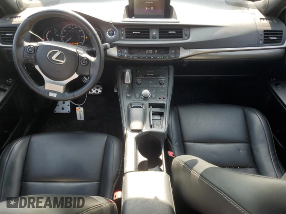 2015 Lexus CT 200h with VIN JTHKD5BH8F2246500, listed as a Copart auction lot 60152575 with 90,114 mi miles and Salvage title. Bid and sale history available at DreamBid. Image 8.