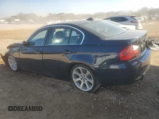 2008 BMW 3 Series 335i with VIN WBAVB77538NM05405, listed as a Copart auction lot 46703755 with 0 mi miles and Salvage Title. Bid and sale history available at carsss.com. Image 2.
