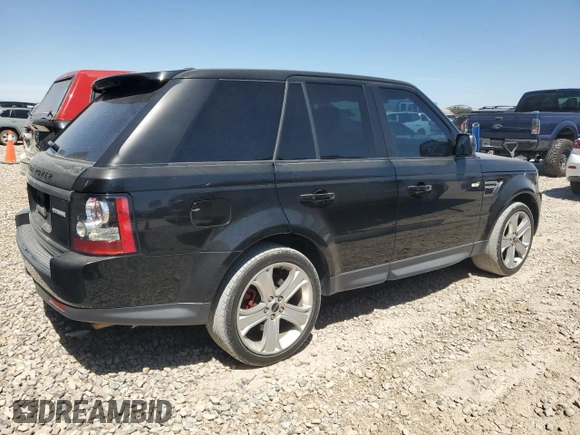 2012 Land Rover Range Rover Sport HSE Lux with VIN SALSK2D4XCA752503, listed as a Copart auction lot 59153015 with 110,382 mi miles and Salvage title. Bid and sale history available at DreamBid. Image 3.