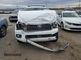 2018 Toyota Sequoia SR5 with VIN 5TDBY5G13JS165133, listed as a Copart auction lot 45189315 with 0 mi miles and Salvage Title. Bid and sale history available at carsss.com. Image 5.