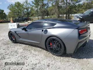 2014 Chevrolet Corvette Z51 3LT with VIN 1G1YM2D76E5105428, listed as a Copart auction lot 49181995 with 60,860 mi miles and Salvage title. Bid and sale history available at DreamBid. Image 2.