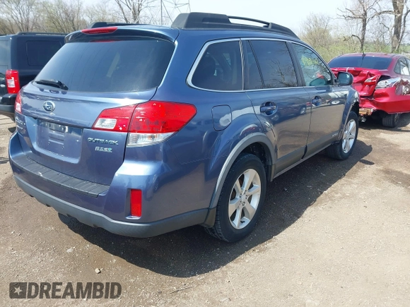 2013 Subaru Outback Premium with VIN 4S4BRBGC2D3316834, listed as a IAAI auction lot 41913662 with 135,938 mi miles and . Bid and sale history available at DreamBid. Image 4.