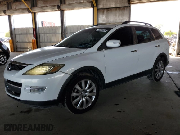 2009 Mazda CX-9 Touring with VIN JM3TB28V090178370, listed as a Copart auction lot 52053845 with 187,901 mi miles and Salvage Title. Bid and sale history available at carsss.com. Image 1.