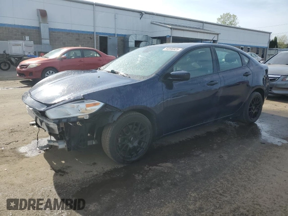 2013 Dodge Dart SE with VIN 1C3CDFAA1DD341843, listed as a Copart auction lot 54896925 with 121,019 mi miles and Salvage Title. Bid and sale history available at DreamBid. Image 1.