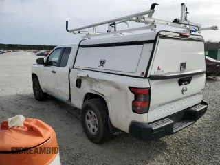 2024 Nissan Frontier S with VIN 1N6ED1CM7RN639682, listed as a Copart auction lot 45129225 with 9,151 mi miles and Salvage Title. Bid and sale history available at carsss.com. Image 2.