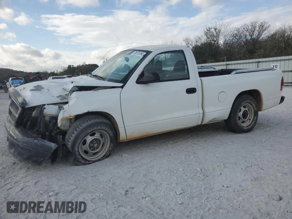2002 Dodge Dakota with VIN 1B7FL16X22S676436, listed as a Copart auction lot 78075154 with 125,518 mi miles and Salvage Title. Bid and sale history available at DreamBid. Image 1.