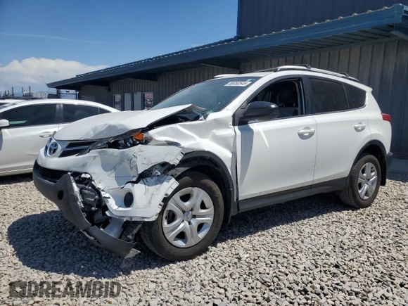 2015 Toyota RAV4 LE with VIN JTMBFREV0FD110418, listed as a Copart auction lot 58050545 with Not provided miles and Salvage title. Bid and sale history available at DreamBid. Image 1.