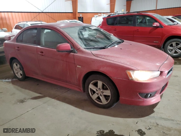 2009 Mitsubishi Lancer ES with VIN JA3AU26U59U614478, listed as a Copart auction lot 82472814 with 176954 miles and Clean Title. Bid and sale history available at carsss.com. Image 4.