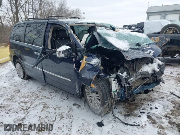 2015 Chrysler Town & Country Touring L with VIN 2C4RC1CG5FR573973, listed as a IAAI auction lot 41624188 with Not Provided miles and . Bid and sale history available at carsss.com. Image 1.