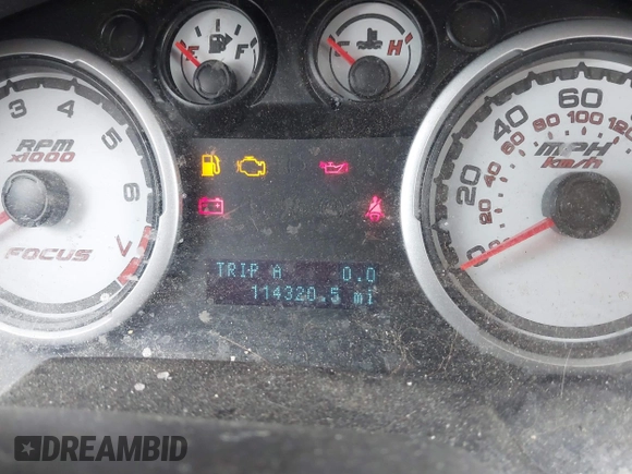 2010 Ford Focus SEL with VIN 1FAHP3HN3AW131735, listed as a IAAI auction lot 41887471 with 114,320 mi miles. Bid and sale history available at carsss.com. Image 7.