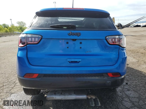 2021 Jeep Compass 80th Anniversary with VIN 3C4NJCEB4MT604223, listed as a Copart auction lot 55668035 with 87,801 mi miles and Clean title. Bid and sale history available at DreamBid. Image 6.