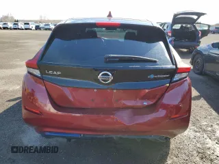 2018 Nissan LEAF S with VIN 1N4AZ1CP0JC316190, listed as a Copart auction lot 55057885 with 116,384 mi miles and Salvage Title. Bid and sale history available at DreamBid. Image 6.
