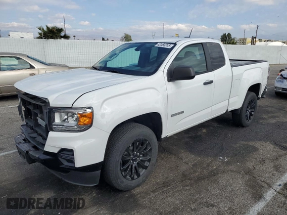 2022 GMC Canyon 2WD Elevation Standard z VIN 1GTH5BEN8N1277467, wystawiony jako Copart lot #42465245 z przebiegiem 25 736 mil mil oraz Szkoda całkowita • Salvage title. Historia ofert i sprzedaży dostępna na DreamBid. Obrazek 1.