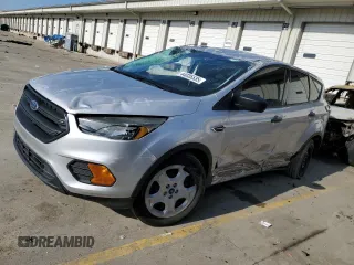 2018 Ford Escape S with VIN 1FMCU0F7XJUA08358, listed as a Copart auction lot 44035535 with 198,467 mi miles and Salvage title. Bid and sale history available at DreamBid. Image 1.