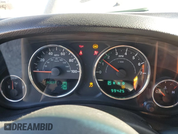 2013 Jeep Wrangler Unlimited Rubicon 10th Anniversary с VIN 1C4HJWFG7DL559539, выставлен на аукционе Copart как лот 81675894 с пробегом 99 425 миль миль и Списание • Salvage title. История ставок и продаж доступна на DreamBid. Изображение 9.