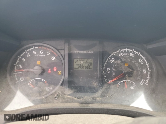 2017 Toyota Tacoma SR with VIN 5TFRX5GN8HX095170, listed as a Copart auction lot 63445195 with 258,780 mi miles and Salvage title. Bid and sale history available at DreamBid. Image 9.