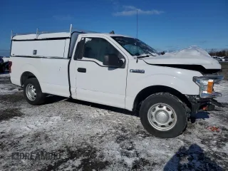 2020 Ford F-150 XL with VIN 1FTMF1CB7LKD54836, listed as a Copart auction lot 45554025 with 79,500 mi miles and Salvage Title. Bid and sale history available at carsss.com. Image 4.