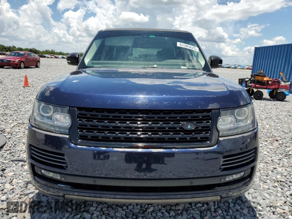 2014 Land Rover Range Rover Supercharged with VIN SALGS3TF4EA185528, listed as a Copart auction lot 61385675 with 83,334 mi miles and Salvage title. Bid and sale history available at DreamBid. Image 5.