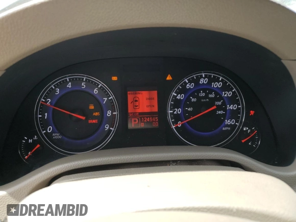 2008 Infiniti G35 with VIN JNKBV61E18M205983, listed as a Copart auction lot 51067304 with 124,945 mi miles and Clean Title. Bid and sale history available at DreamBid. Image 9.