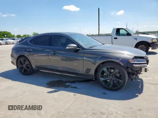 2023 Genesis G70 2.0T z VIN KMTG34TA6PU113067, wystawiony jako Copart lot #55523925 z przebiegiem 30 942 mil mil oraz Szkoda całkowita • Salvage title. Historia ofert i sprzedaży dostępna na DreamBid. Obrazek 4.