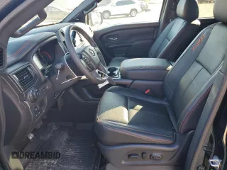 2024 Nissan Titan Pro-4X with VIN 1N6AA1ED6RN111104, listed as a Copart auction lot 46129425 with 4,903 mi miles and Salvage title. Bid and sale history available at DreamBid. Image 7.