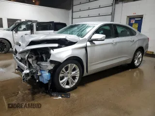 2015 Chevrolet Impala LT with VIN 2G1115SL1F9165326, listed as a Copart auction lot 59376685 with 44,541 mi miles and Salvage title. Bid and sale history available at DreamBid. Image 1.