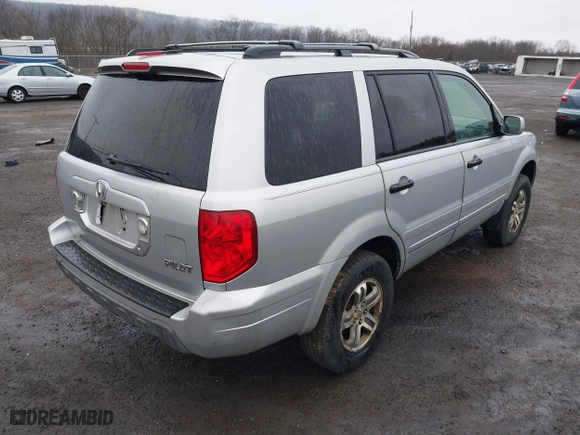 2004 Honda Pilot EX with VIN 2HKYF18534H617991, listed as a IAAI auction lot 41855906 with 193,084 mi miles. Bid and sale history available at carsss.com. Image 4.