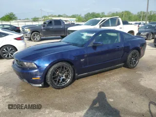 2010 Ford Mustang GT with VIN 1ZVBP8CH2A5134286, listed as a Copart auction lot 54556825 with 132,231 mi miles and Salvage Title. Bid and sale history available at DreamBid. Image 1.