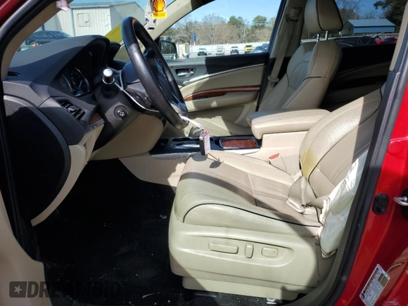 2018 Acura MDX Advance with VIN 5J8YD4H82JL002830, listed as a Copart auction lot 43667625 with 117,192 mi miles and Salvage Title. Bid and sale history available at carsss.com. Image 7.