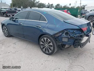 2022 Mercedes-Benz CLA with VIN W1K5J4GB2NN321927, listed as a IAAI auction lot 41351448 with 25,172 mi miles. Bid and sale history available at carsss.com. Image 3.