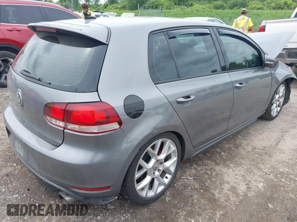 2012 Volkswagen Golf GTI w/Sunroof & Navi PZEV with VIN WVWHD7AJ3CW041442, listed as a IAAI auction lot 42701496 with 138,495 mi miles and . Bid and sale history available at DreamBid. Image 4.