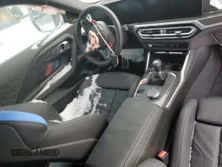 2024 BMW M2 with VIN 3MF13DM04R8E72490, listed as a Copart auction lot 87841235 with 0 mi miles and Salvage Title. Bid and sale history available at carsss.com. Image 8.