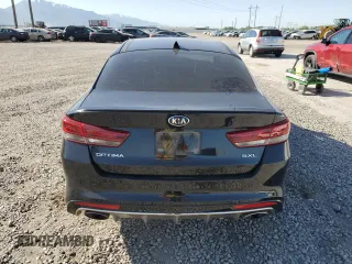 2018 Kia Optima SX with VIN 5XXGV4L26JG206377, listed as a Copart auction lot 58848385 with Not provided miles and Salvage title. Bid and sale history available at DreamBid. Image 6.