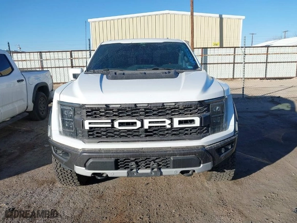 2022 Ford F-150 Raptor with VIN 1FTFW1RGXNFB26255, listed as a IAAI auction lot 41458336 with 37,336 mi miles. Bid and sale history available at carsss.com. Image 12.