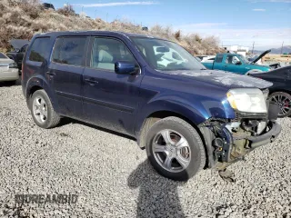 2013 Honda Pilot EX-L with VIN 5FNYF4H58DB065159, listed as a Copart auction lot 42547665 with 92,137 mi miles and Salvage Title. Bid and sale history available at DreamBid. Image 4.