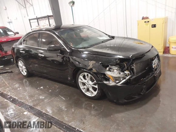2014 Nissan Maxima S with VIN 1N4AA5AP7EC442232, listed as a IAAI auction lot 41712867 with 120,605 mi miles and . Bid and sale history available at DreamBid. Image 1.